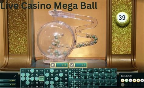 Live Casino: Mega Ball .